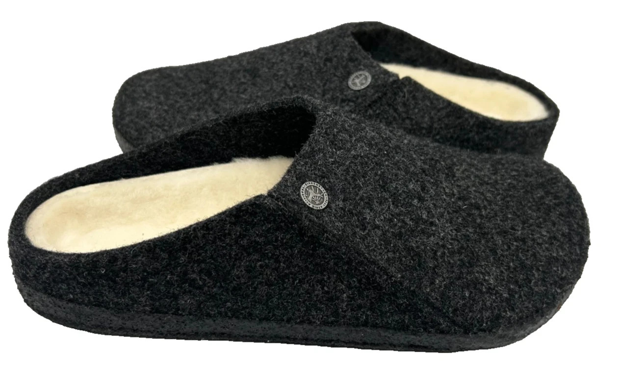 Bikrenstock Women\'s Zermatt Slip On Comfort Slipper Clog Black Size:8 139O