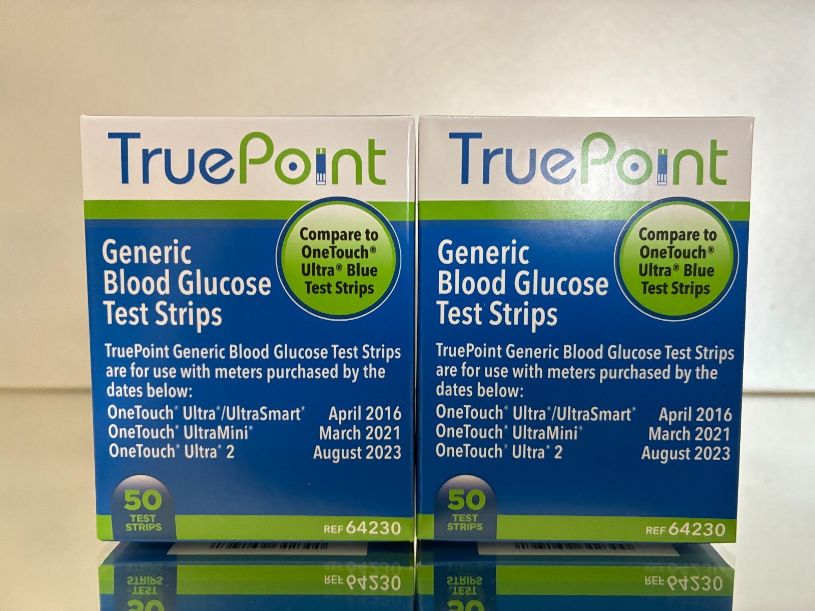 True Point = Unistrip 1 Blood Glucose Test Strips 100 Qty.  04/2028