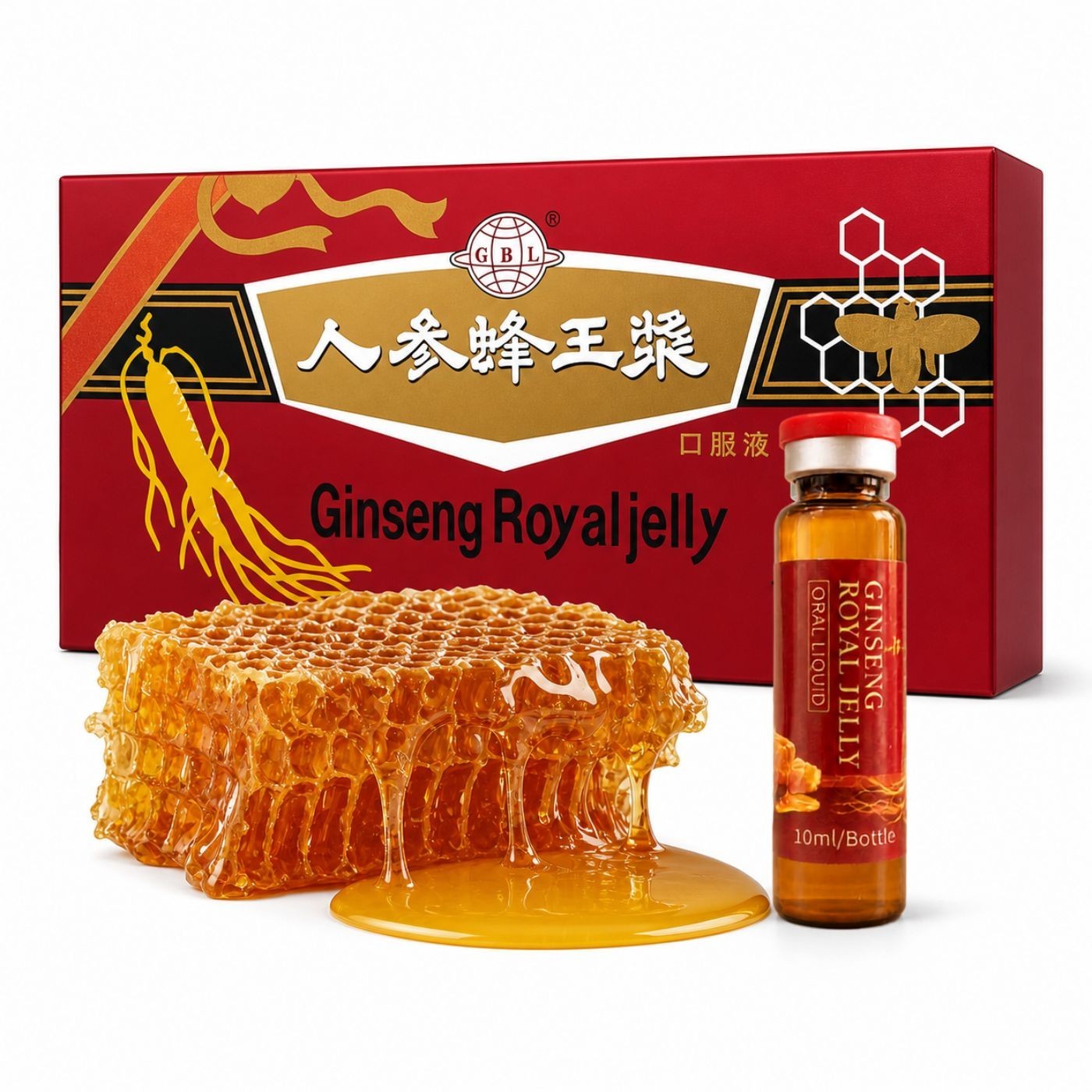 American Ginseng Royal Jelly Extract Energy & Endurance 2000mg 10mL x 30 American Ginseng Royal Jelly Extract Energy & Endurance 2000mg 10mL x 30