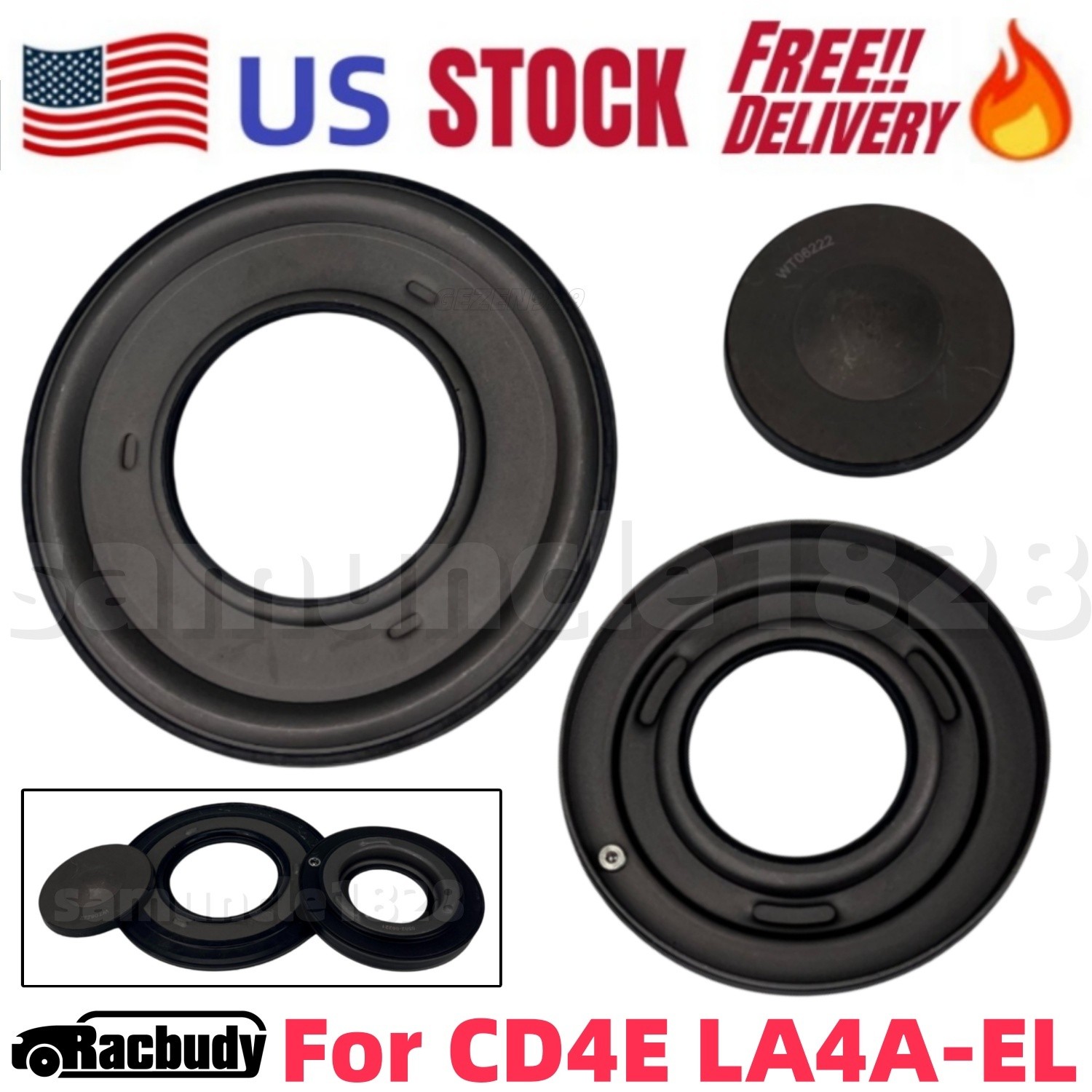 CD4E LA4A-EL Transmission Bonded Piston Kit 3PCS For Ford Escape Mazda 2003-2008