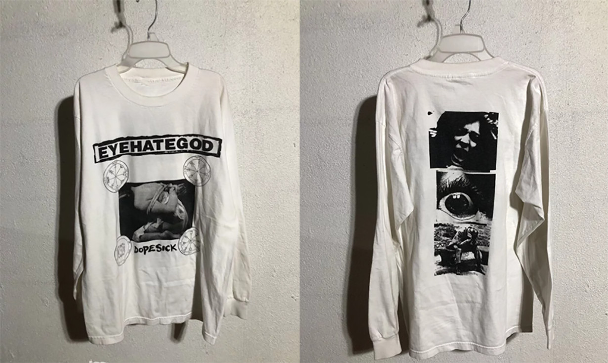 EHG EYEHATEGOD WHITE LONG SLEEVED SHIRT S-5XL Unisex 2-Side Collection