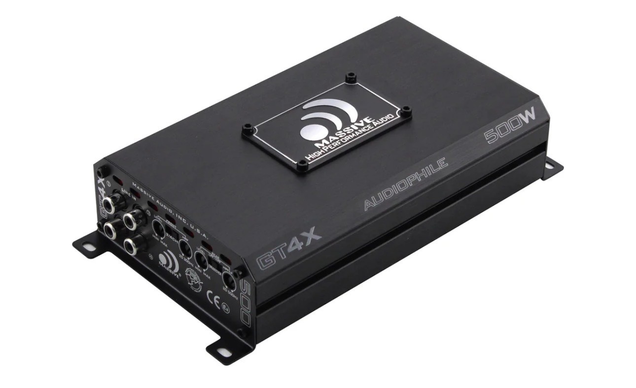 NEW MASSIVE AMPLIFIER gt4x 160W X 4 @ 2 OHMS NEW MASSIVE AMPLIFIER gt4x 160W X 4 @ 2 OHMS