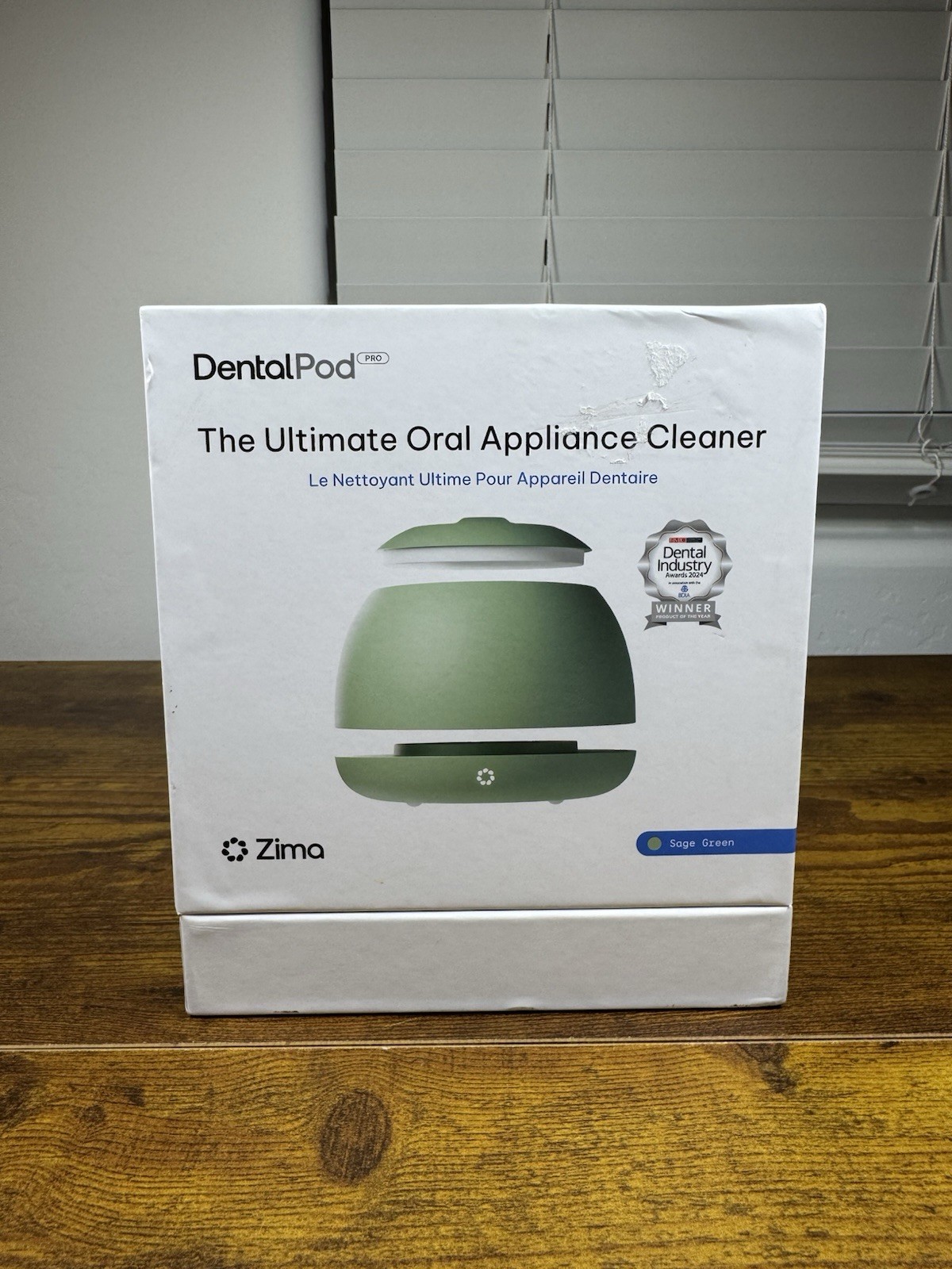 Zima Dental Pod Pro Oral Appliance Cleaner - SAGE GREEN New Open Box Zima Dental Pod Pro Oral Appliance Cleaner - SAGE GREEN New Open Box