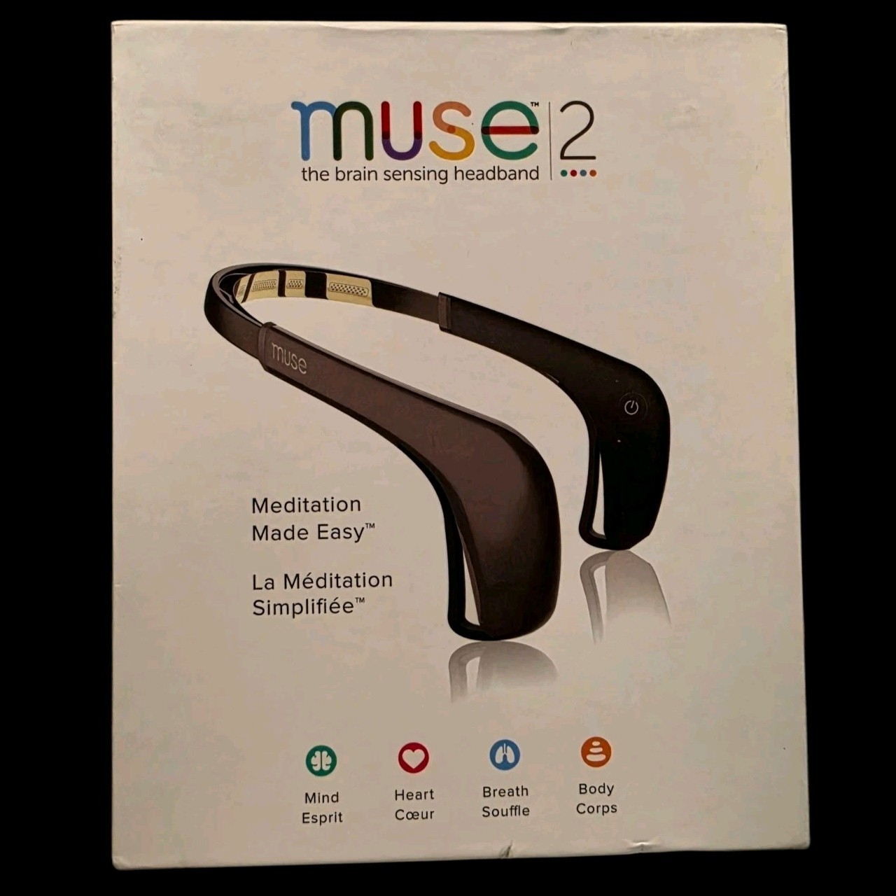 MUSE 2 The Brain Sensing Headband Meditation EEG Neurofeedback MU-03-GY-ML NEW MUSE 2 The Brain Sensing Headband Meditation EEG Neurofeedback MU-03-GY-ML NEW