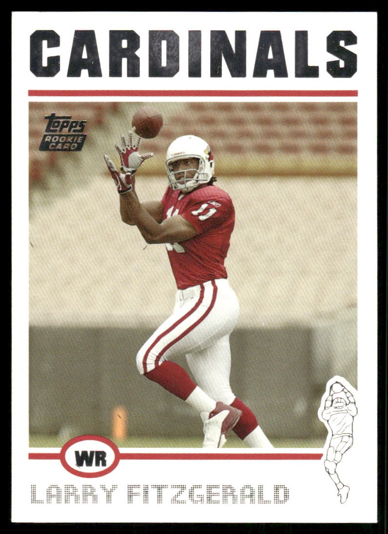 2004 Topps Larry Fitzgerald Rookie RC #360 Arizona Cardinals