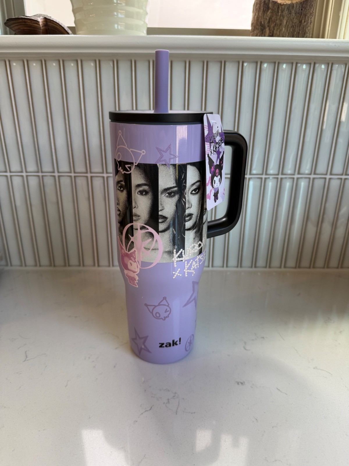 KATSEYE x Kuromi 30oz Tumbler Purple Zak Designs Target Exclusive NEW
