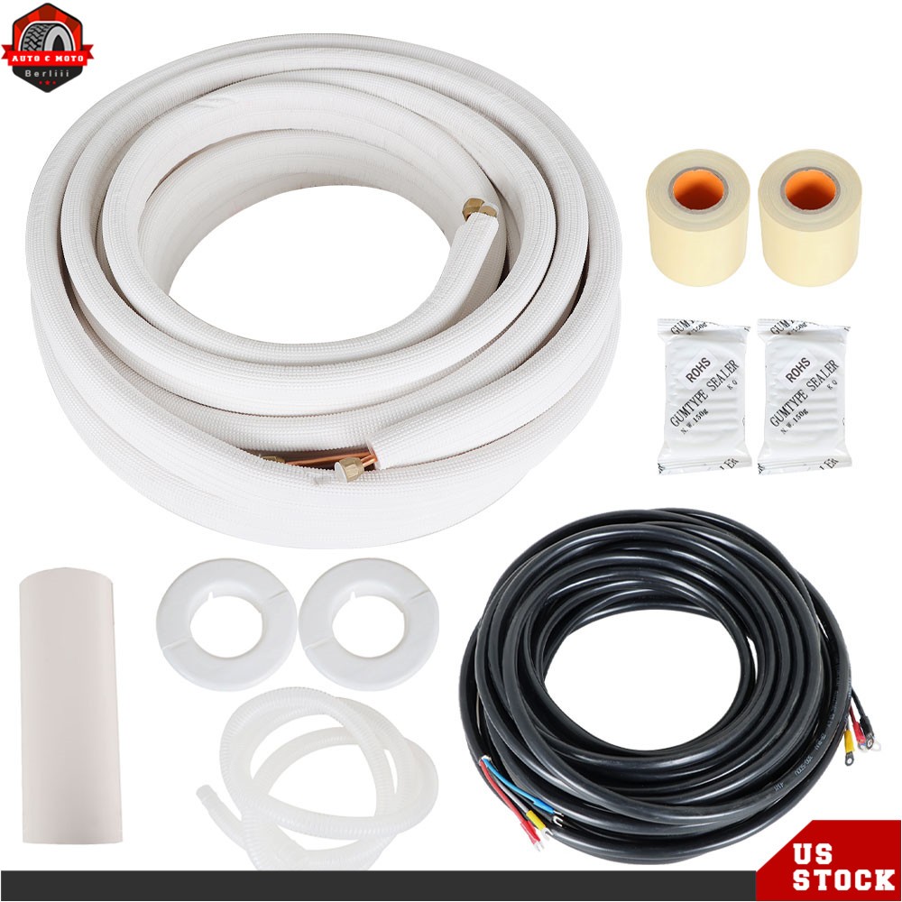 Professional 50ft Mini Split Installation Kit - 1/4