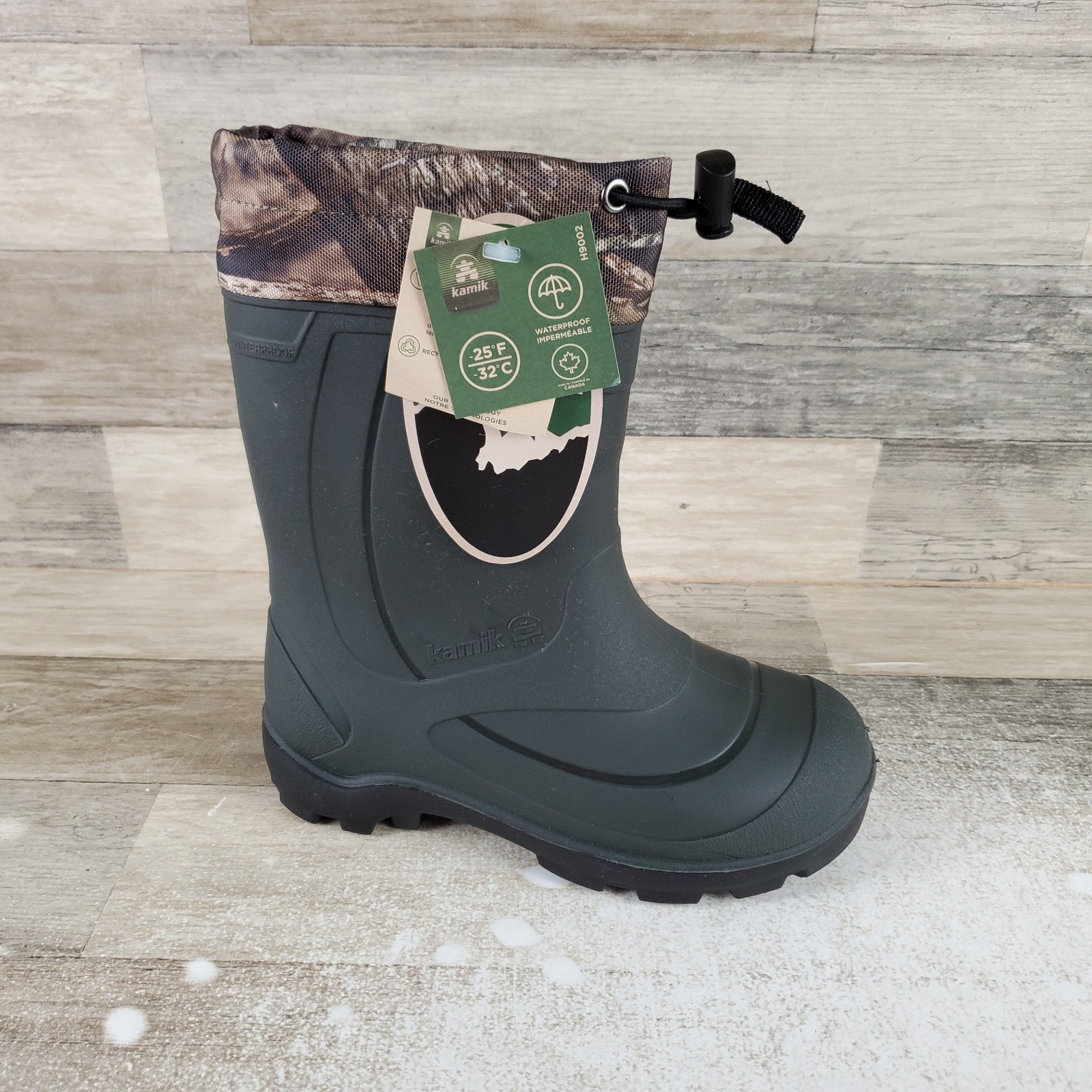 Kamik Snobuster 2 Kids Winter Boots Sz 1 Mossy Oak Break-Up Country Waterproof Kamik Snobuster 2 Kids Winter Boots Sz 1 Mossy Oak Break-Up Country Waterproof