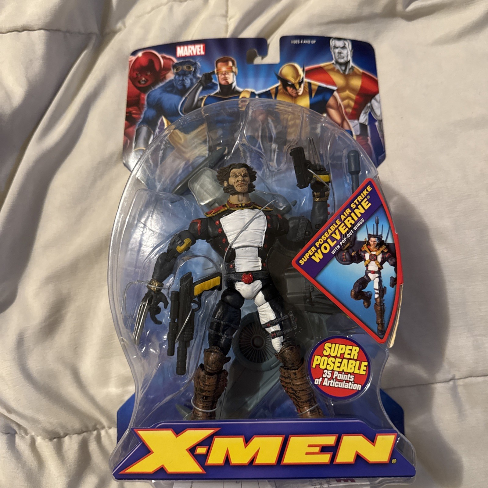 Marvel X-Men Classics Super Poseable Air Strike Wolverine 6\ Marvel X-Men Classics Super Poseable Air Strike Wolverine 6\