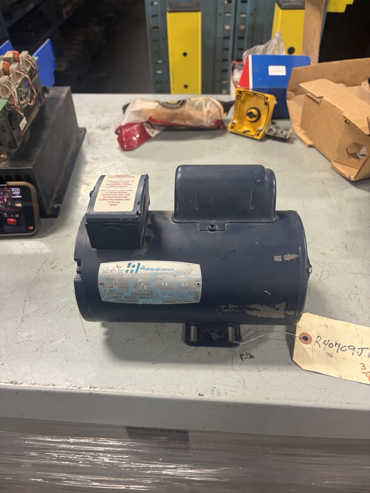 NEW NO BOX Leeson 092001.00 General Purpose Motor 3/4HP 1PH 1725rpm C42C17NZ1C NEW NO BOX Leeson 092001.00 General Purpose Motor 3/4HP 1PH 1725rpm C42C17NZ1C