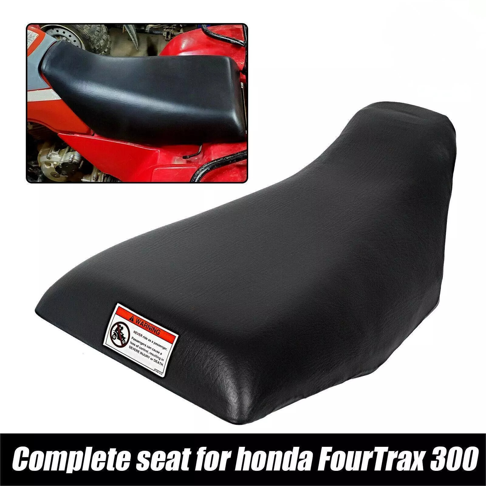 For Honda TRX 300 TRX300 FW Fourtrax 2X4 4X4 Complete Seat 1988 1989 1990-2000 For Honda TRX 300 TRX300 FW Fourtrax 2X4 4X4 Complete Seat 1988 1989 1990-2000