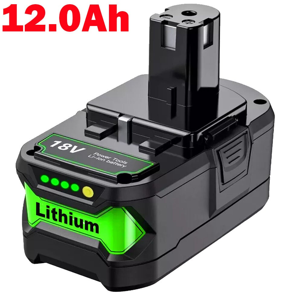 PACK For RYOBI 18V 12Ah P108 High Capacity Battery 18 Volt Lithium-Ion One Plus