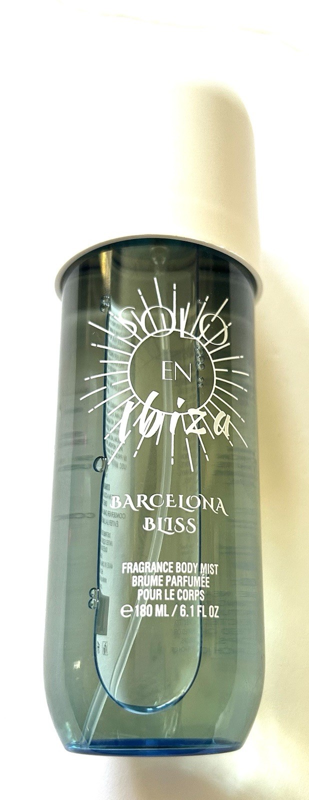 New Solo En Ibiza Barcelona Bliss Body Mist Fresh Clean Citrus Floral Scent