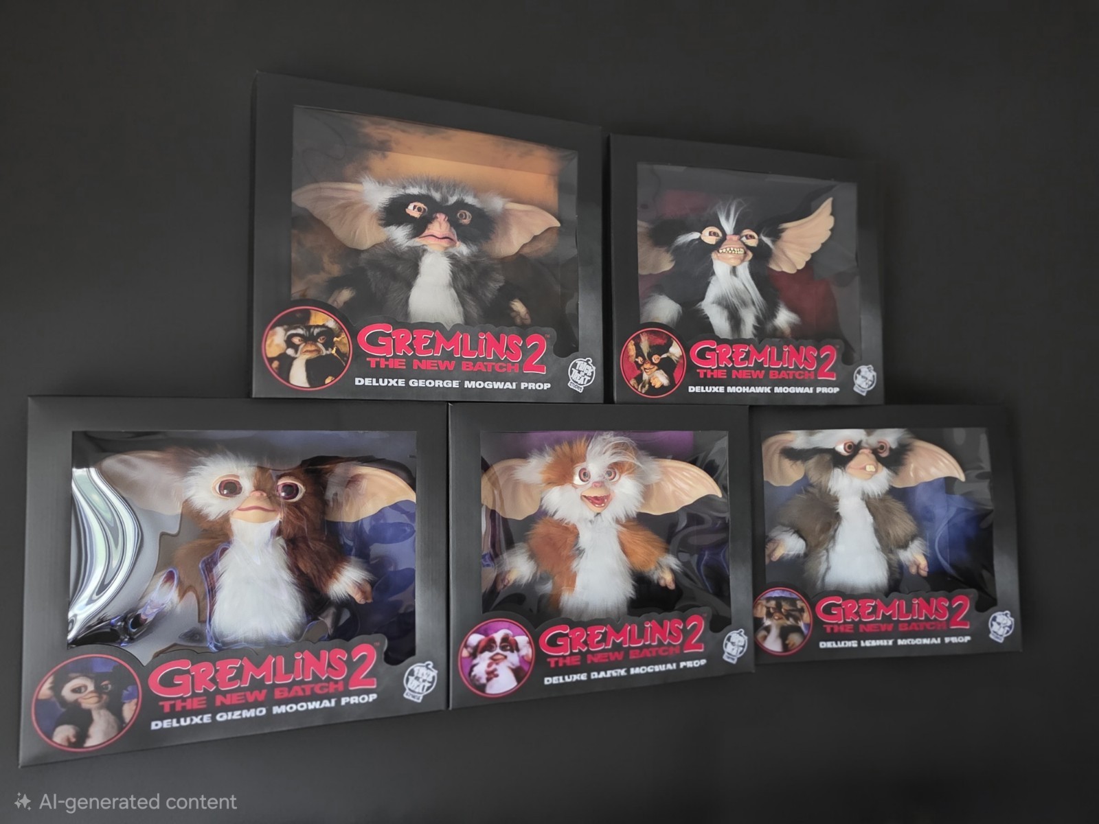 Gremlins 2 New Batch Mogwai Prop Replica FULL SET Sealed