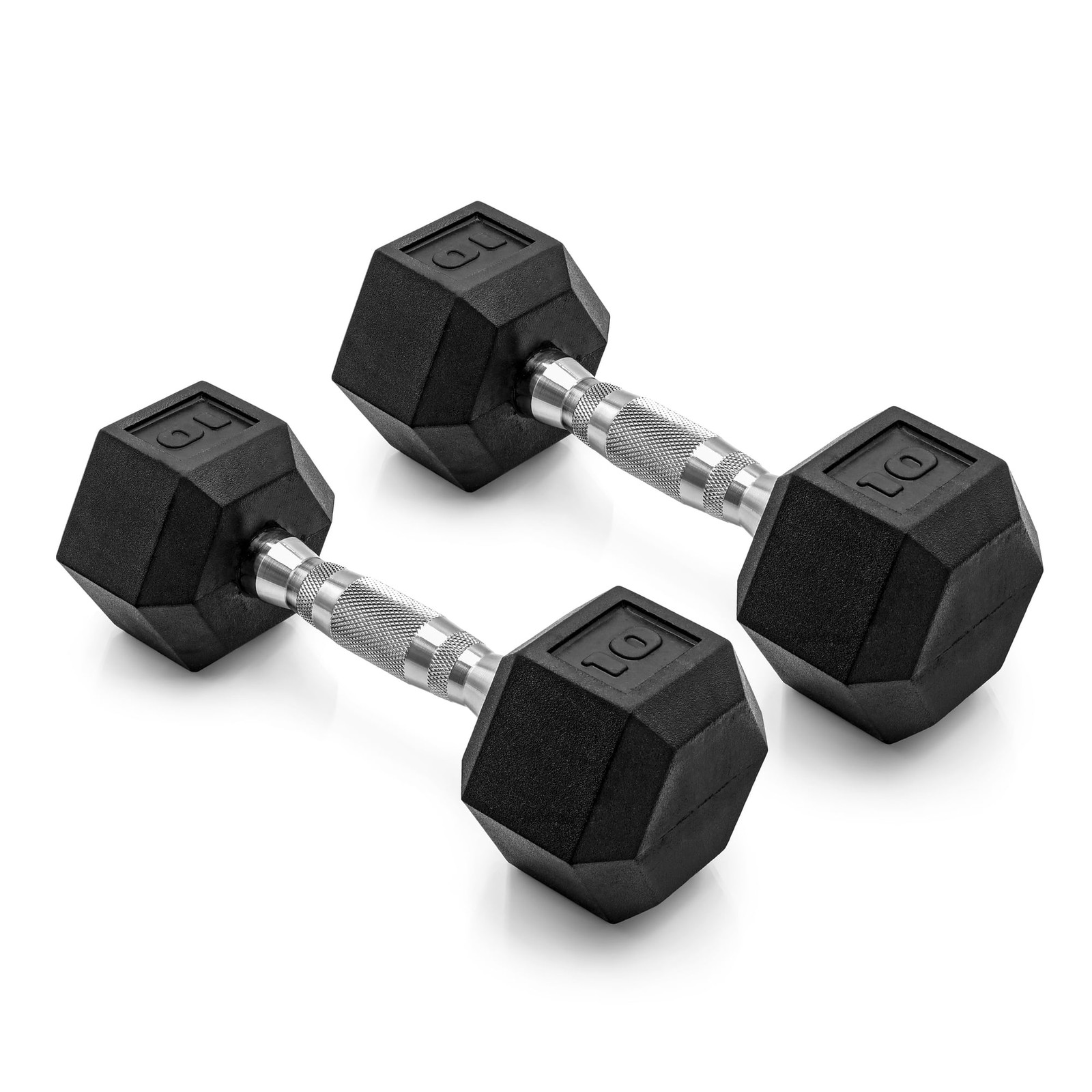 CAP Barbell 15lb Rubber Hex Dumbbells Pair Set 2 Pack 30lbs Total CAP Barbell 15lb Rubber Hex Dumbbells Pair Set 2 Pack 30lbs Total
