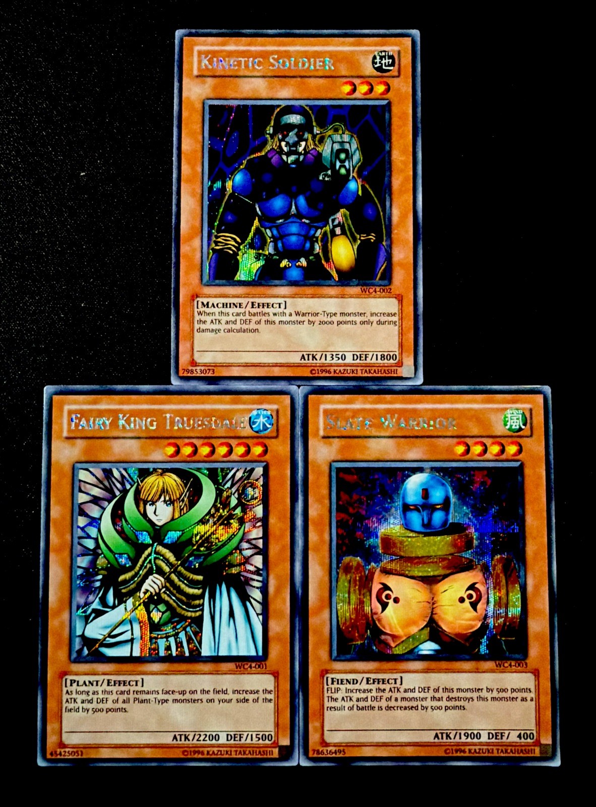 Yugioh Kinetic Soldier Truesdale Slate Prismatic Secret Rare Promo Konami 2004 Yugioh Kinetic Soldier Truesdale Slate Prismatic Secret Rare Promo Konami 2004