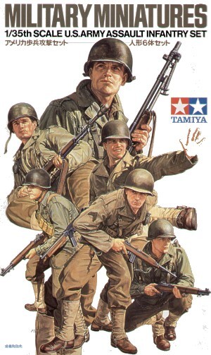 Tamiya 35192 US Army Assault Infantry 1/35 Scale Plastic Model Figures Tamiya 35192 US Army Assault Infantry 1/35 Scale Plastic Model Figures