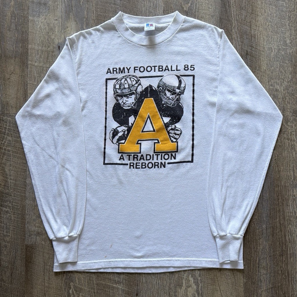Vintage 1985 Army Navy Football Long Sleeve T Shirt Size Medium
