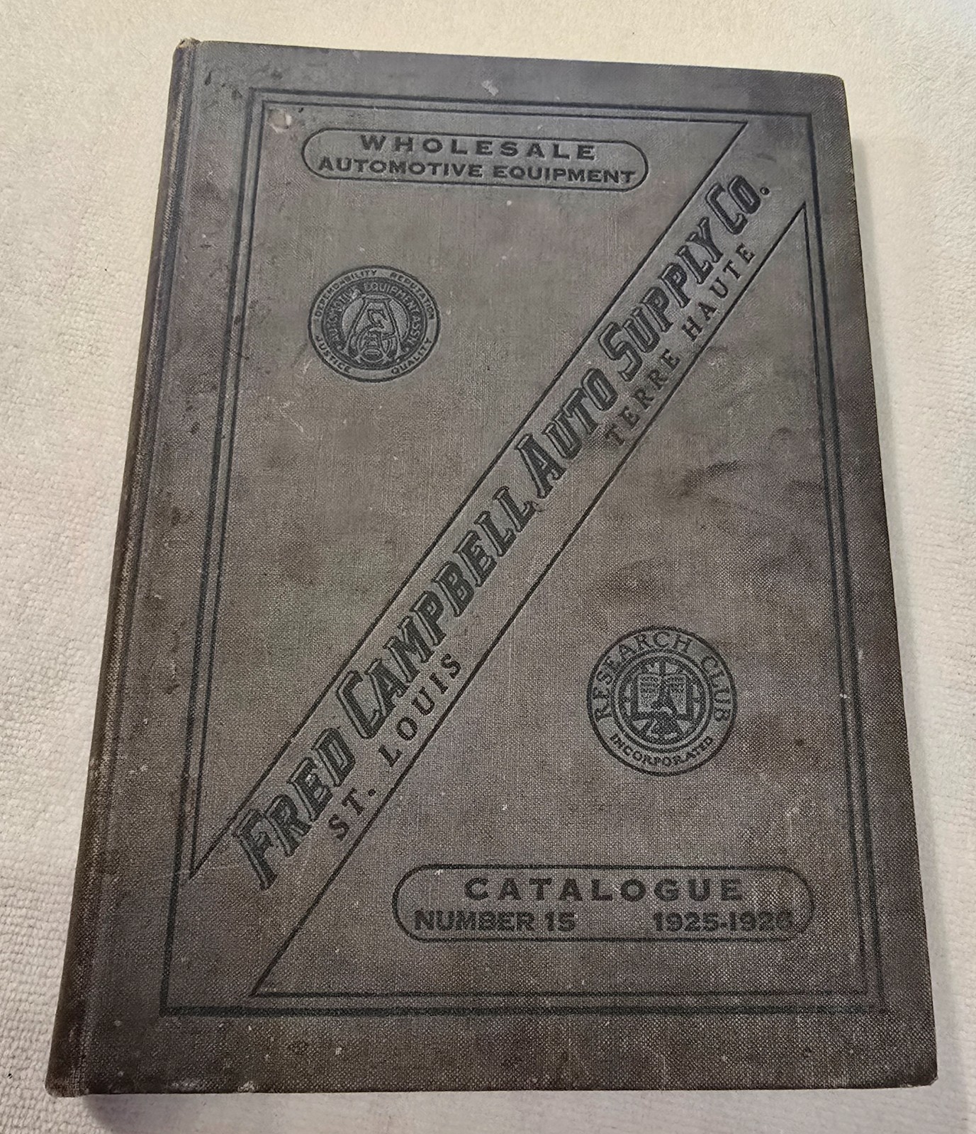 Vintage 1925-26 Fred Campbell Auto Supply Parts Catalog Vintage 1925-26 Fred Campbell Auto Supply Parts Catalog