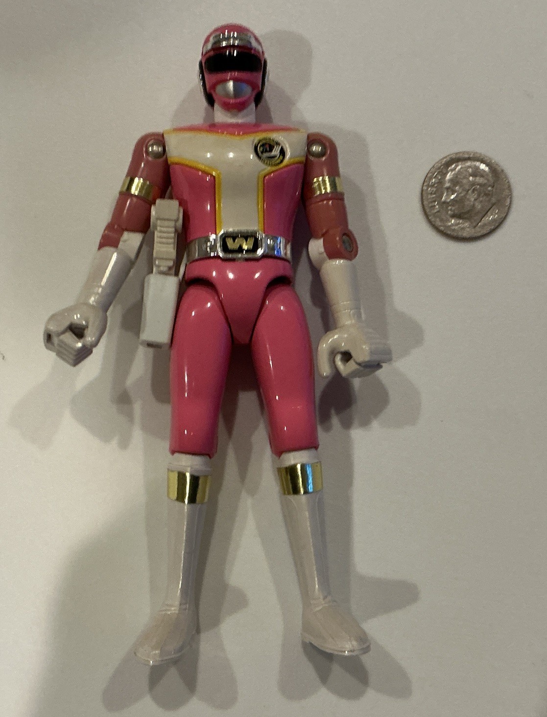 Vintage 1989 Bandai Chogokin Pink Turbo Kousoku Sentai Turboranger Figure w/ Gun Vintage 1989 Bandai Chogokin Pink Turbo Kousoku Sentai Turboranger Figure w/ Gun