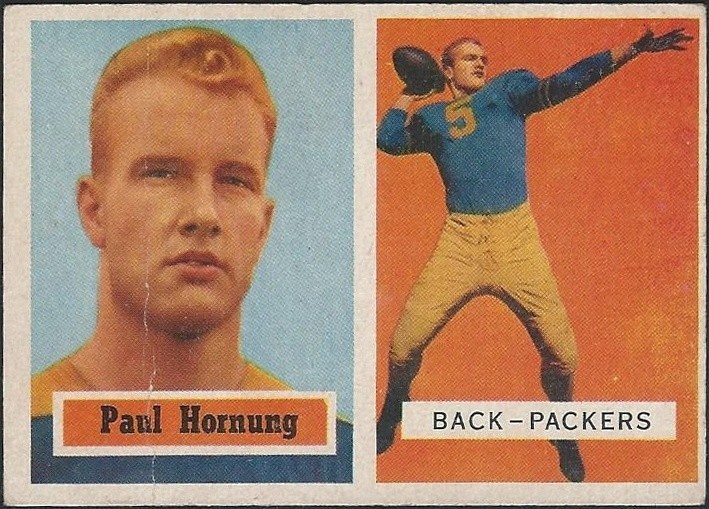 1957 Topps Football #151 Paul Hornung RC HOF