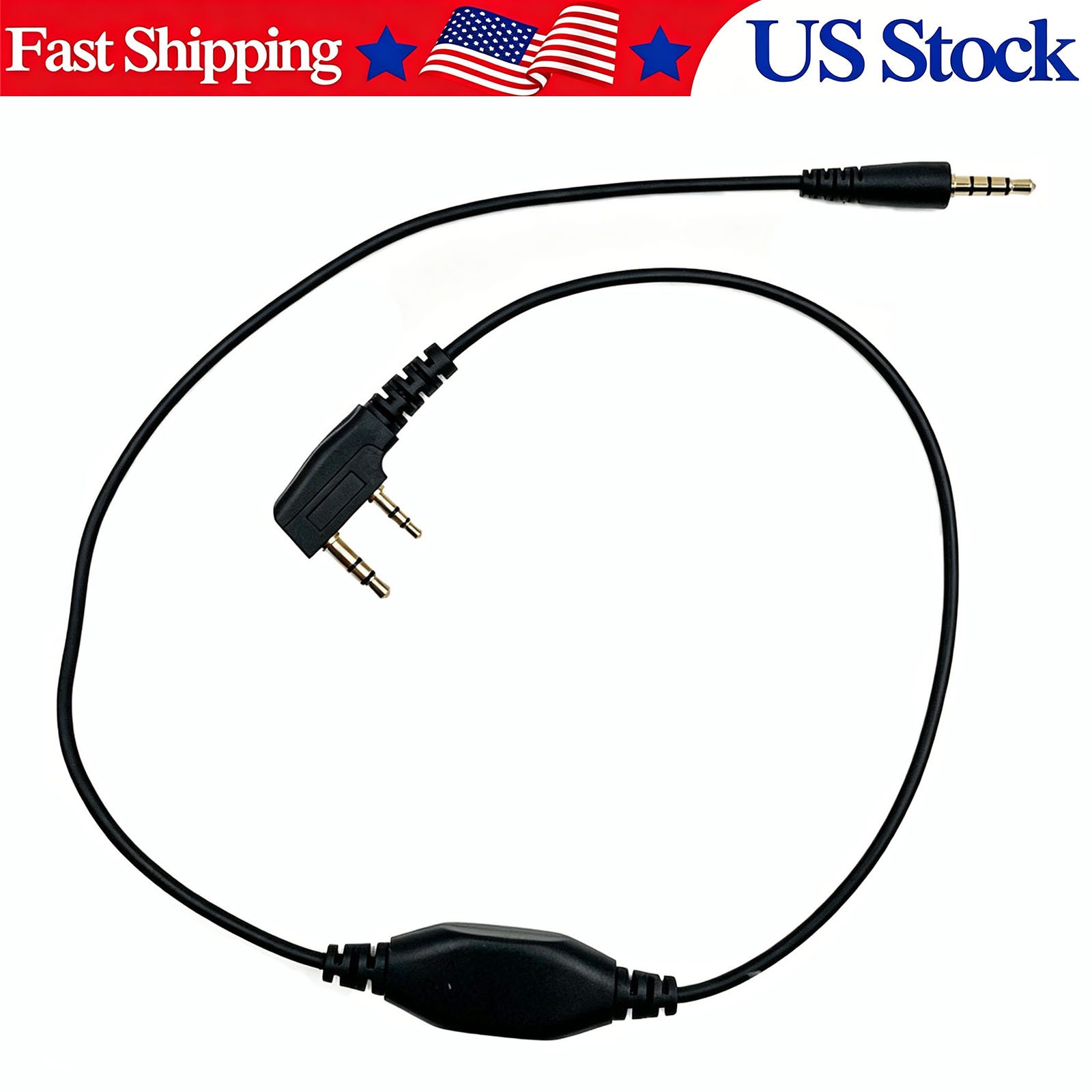 APRS-K1 Audio Interface Cable For BaoFeng UV5R UV82 Kenwood Radio TYT