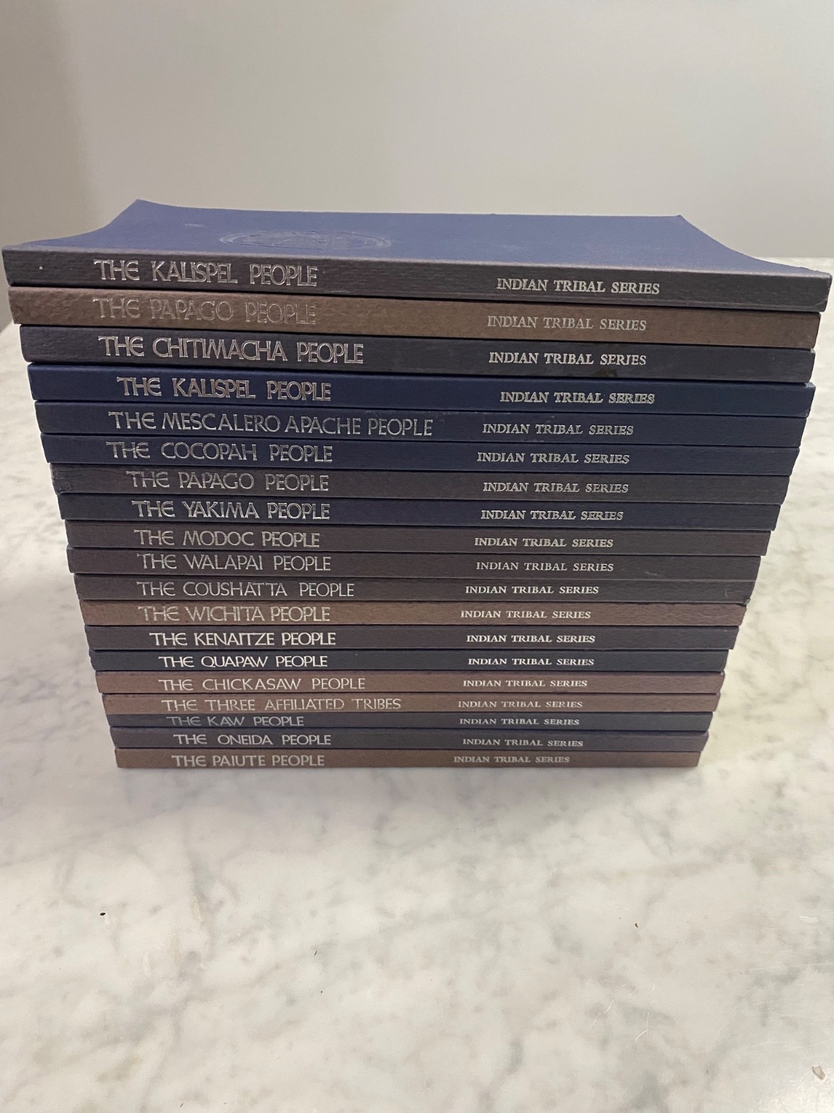 Franklin Mint “INDIAN TRIBAL SERIES” Lot of (19) Books- Each #\'d and Signed Franklin Mint “INDIAN TRIBAL SERIES” Lot of (19) Books- Each #\'d and Signed
