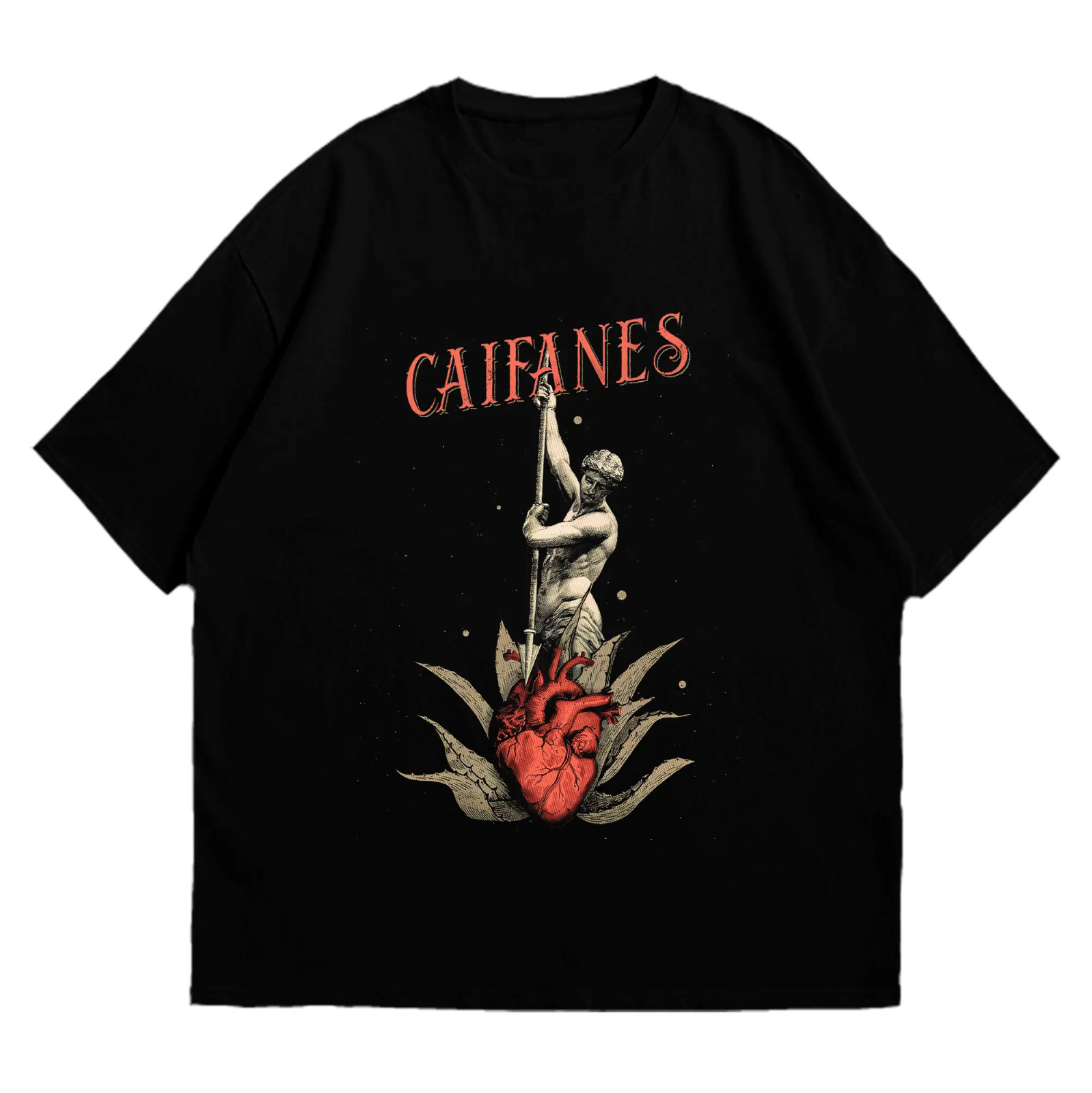 Caifanes  Band Gift Fan Short Sleeve Mens Black T- Shirt S-5XL All Size