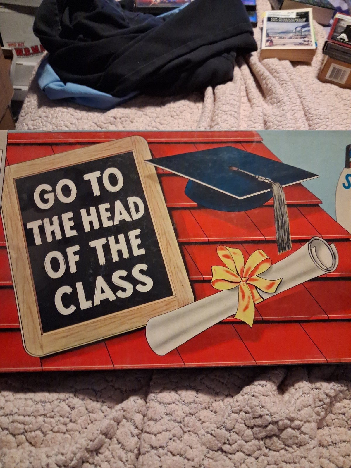 MILTON BRADLEY EUC VINTAGE 1955 GO TO THE HEAD OF THE CLASS BOARD GAME MILTON BRADLEY EUC VINTAGE 1955 GO TO THE HEAD OF THE CLASS BOARD GAME