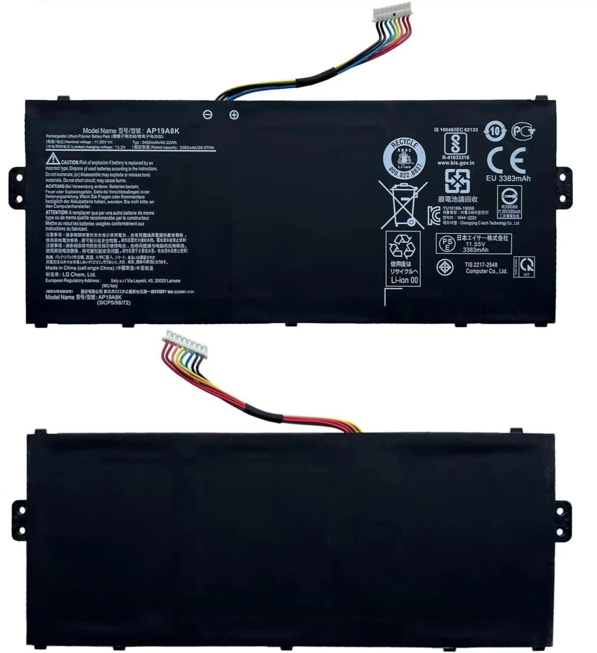 AP19A8K New Generic Battery for Acer Chromebook Spin 311 11 CP311-1HN CP311-3H