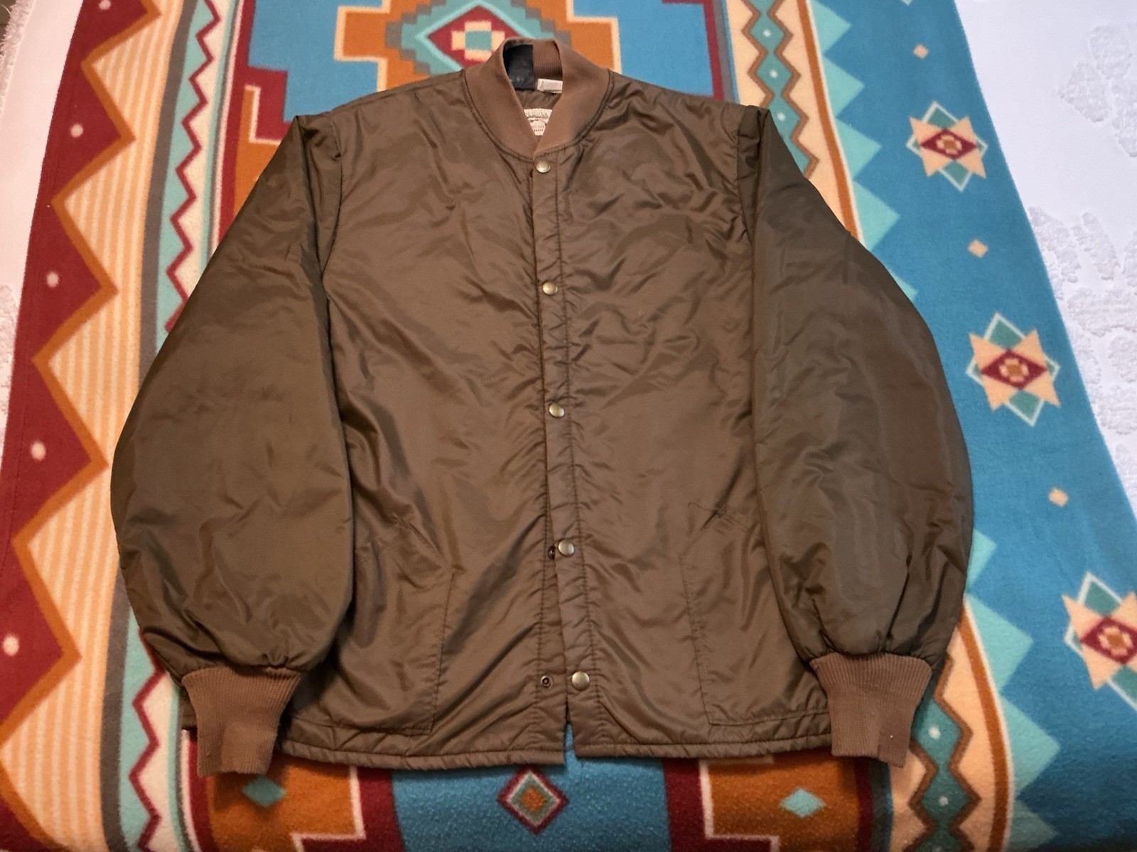 Vintage Cabelas Bomber Jacket Mens XL Thinsulate 3M Lightweight Snap Made In USA Vintage Cabelas Bomber Jacket Mens XL Thinsulate 3M Lightweight Snap Made In USA