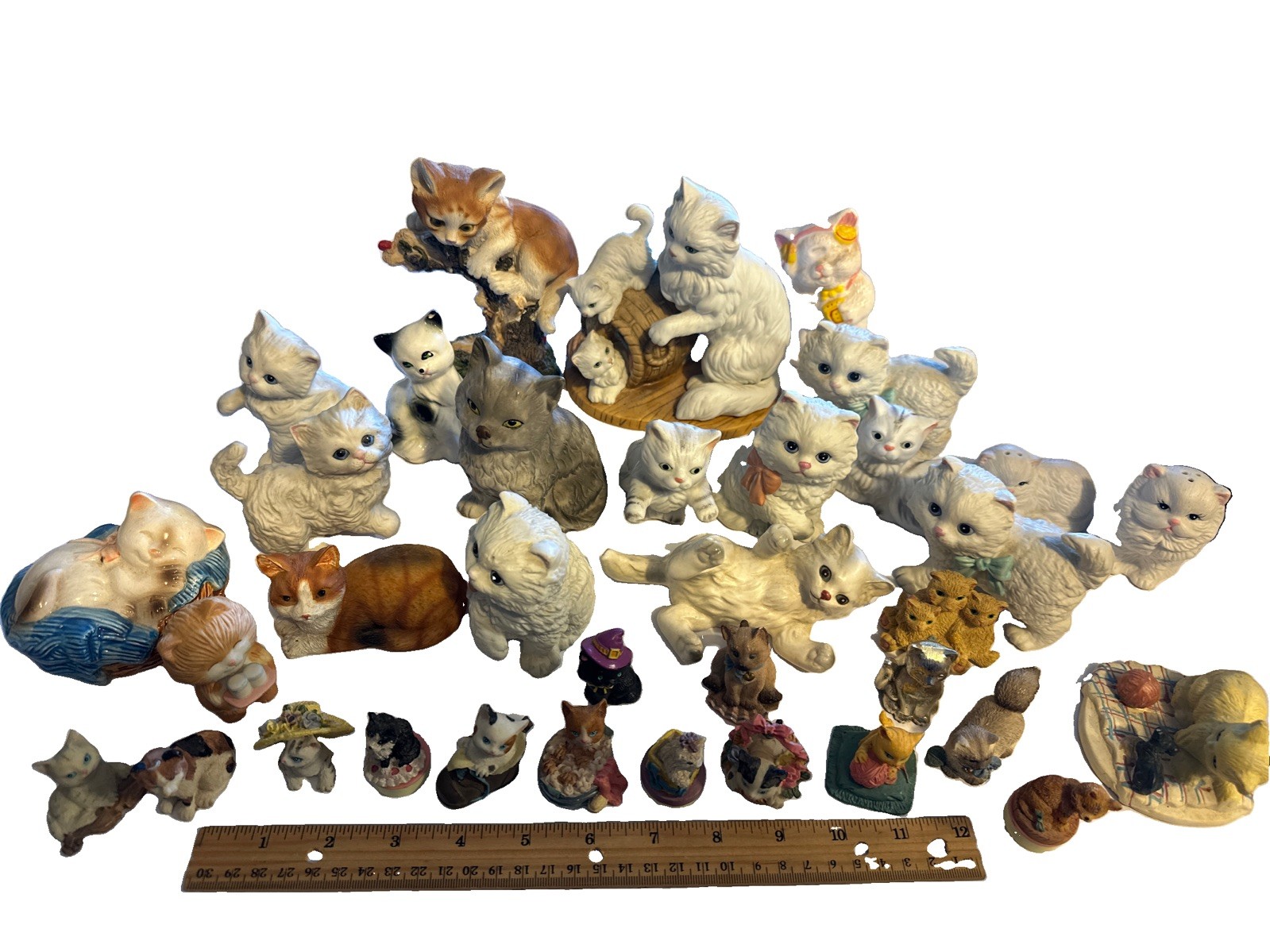 Huge Lot If Vintage Ceramic Kittens Signed Unsigned And Adorable Huge Lot If Vintage Ceramic Kittens Signed Unsigned And Adorable