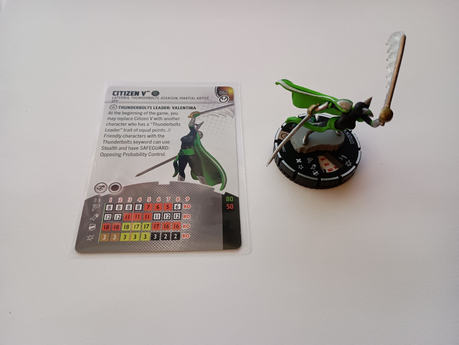 Heroclix Citizen V 062 Marvel Thunderbolts
