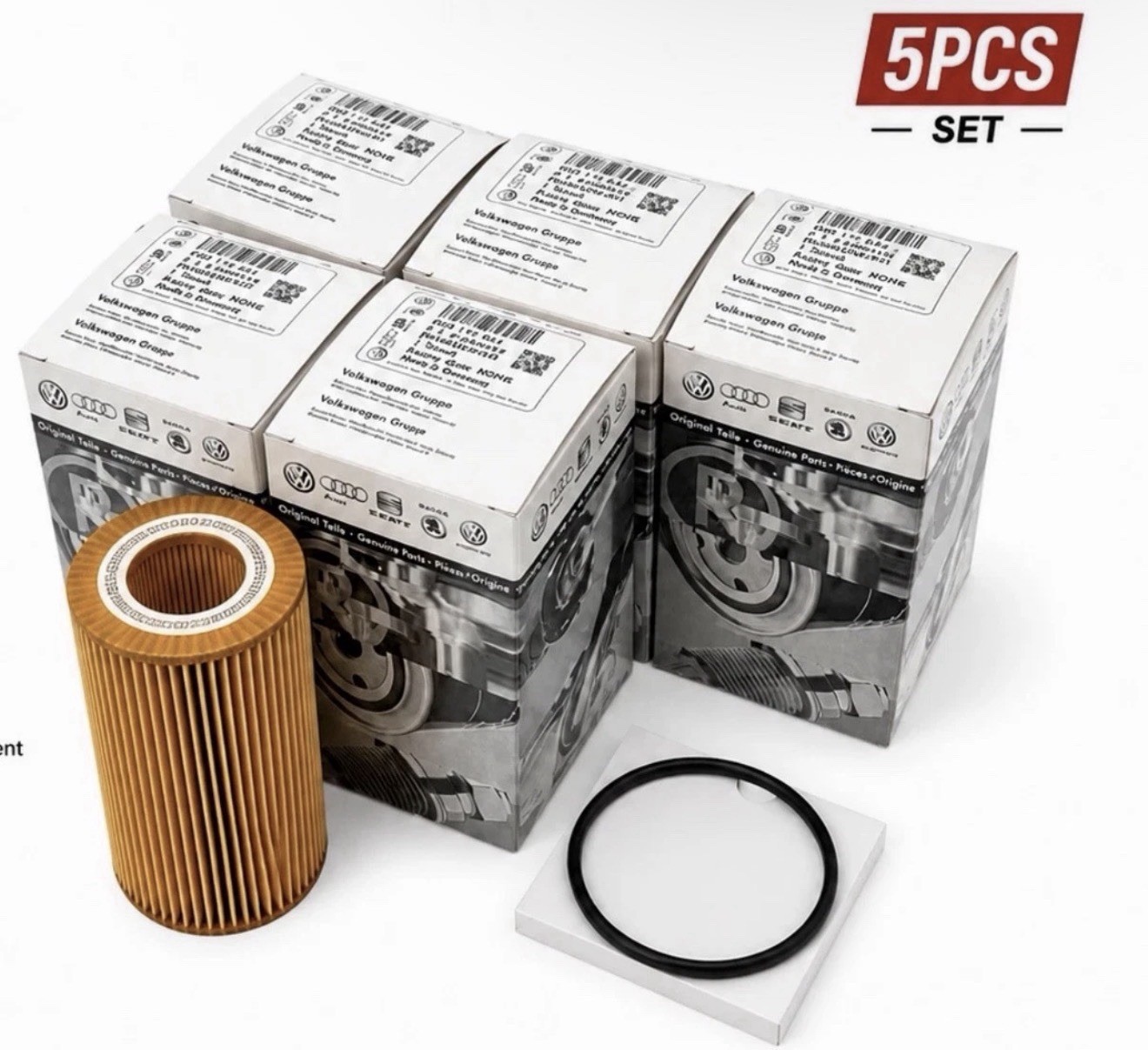 5PCS Genuine OEM VW Audi Oil Filter 06D115562 2.0L 2.5L Jetta Golf Passat 5PCS Genuine OEM VW Audi Oil Filter 06D115562 2.0L 2.5L Jetta Golf Passat