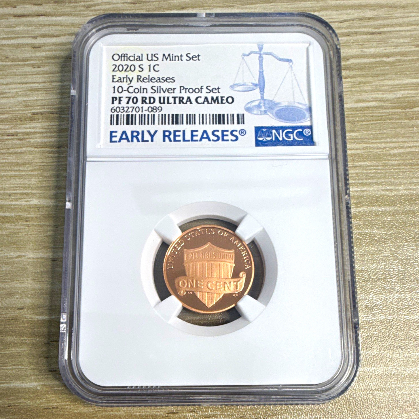 2020-S Lincoln Shield Small Cent Proof PF70 RD Ultra Cameo Early Releases NGC 2020-S Lincoln Shield Small Cent Proof PF70 RD Ultra Cameo Early Releases NGC