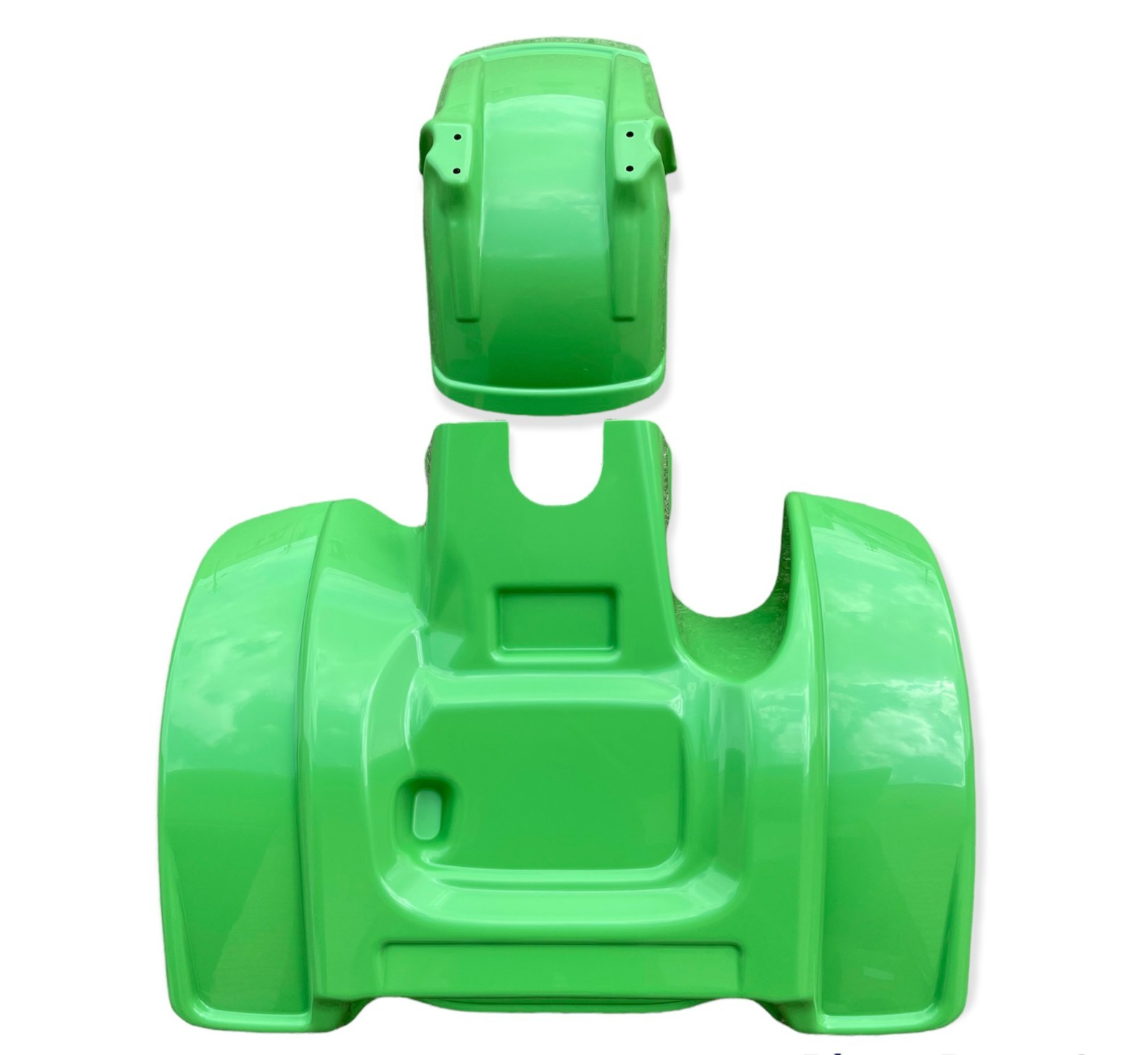 KTX PRO for Kawasaki KXT 250 84 - 85 Heavy Duty Front and Rear Fenders Green