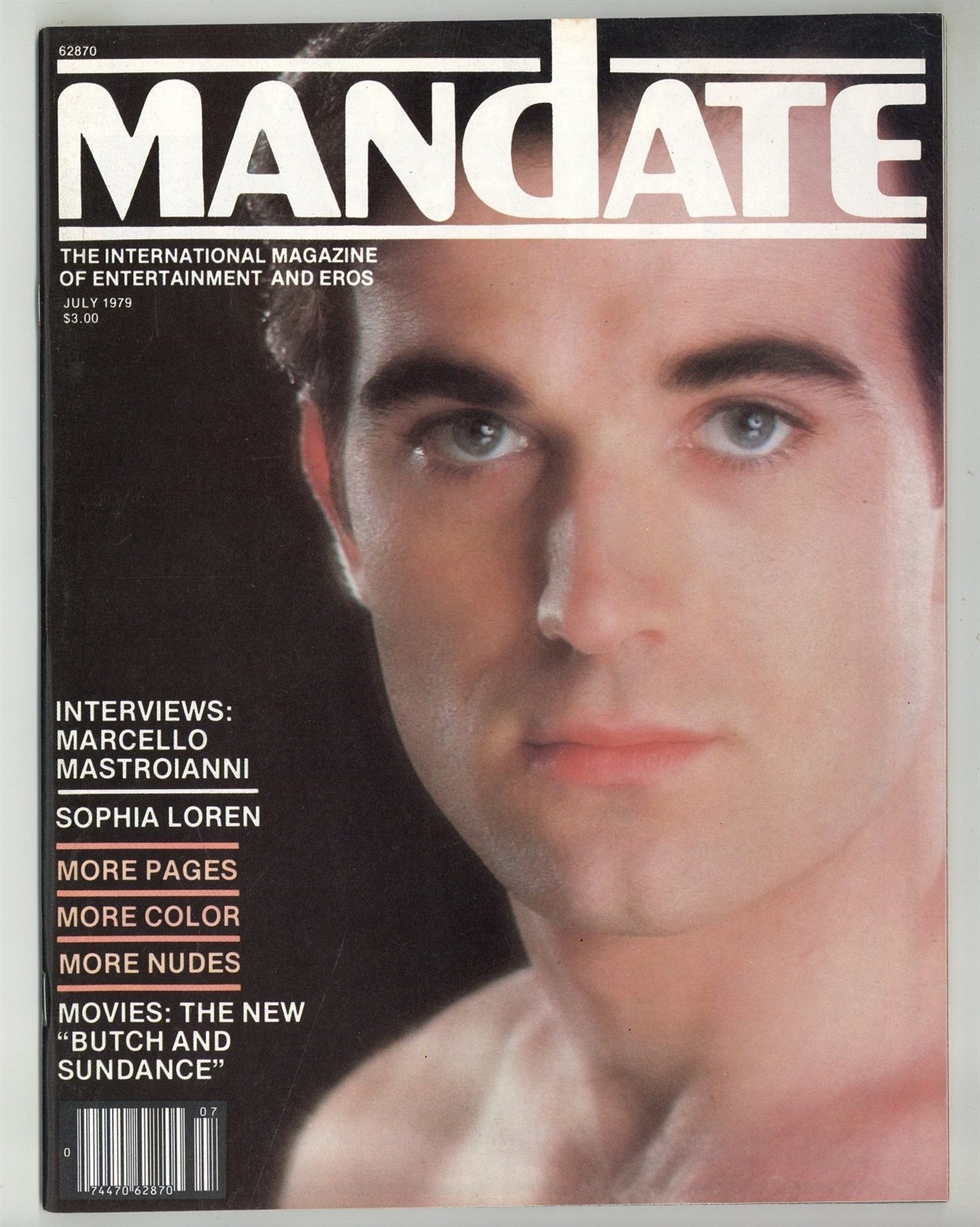 Mandate 1979 Tony Regalia, Shon Dudas, Colt Studio 80p Gay Pinup Magazine M38000