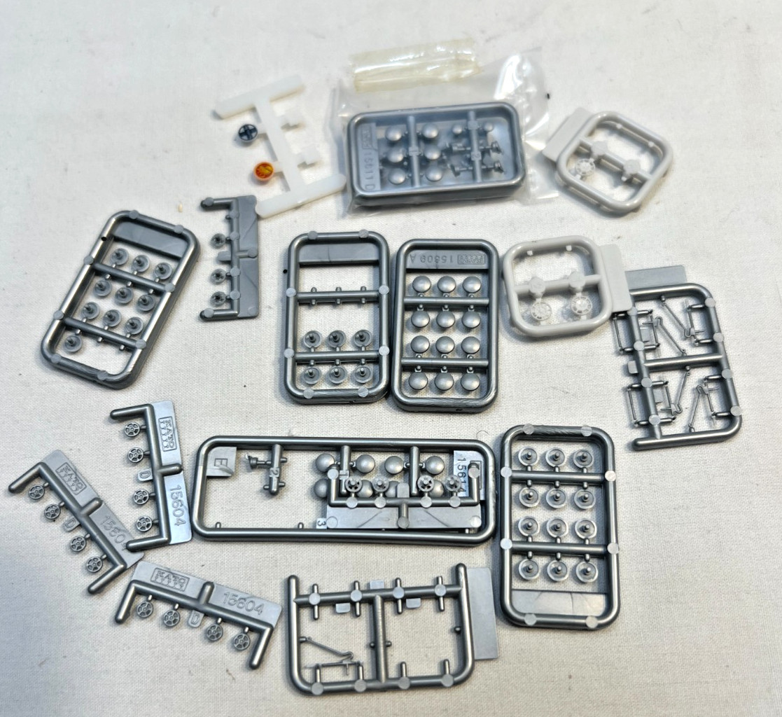 N scale Kato passenger car detail parts and a set of drum head signs, for S F N scale Kato passenger car detail parts and a set of drum head signs, for S F