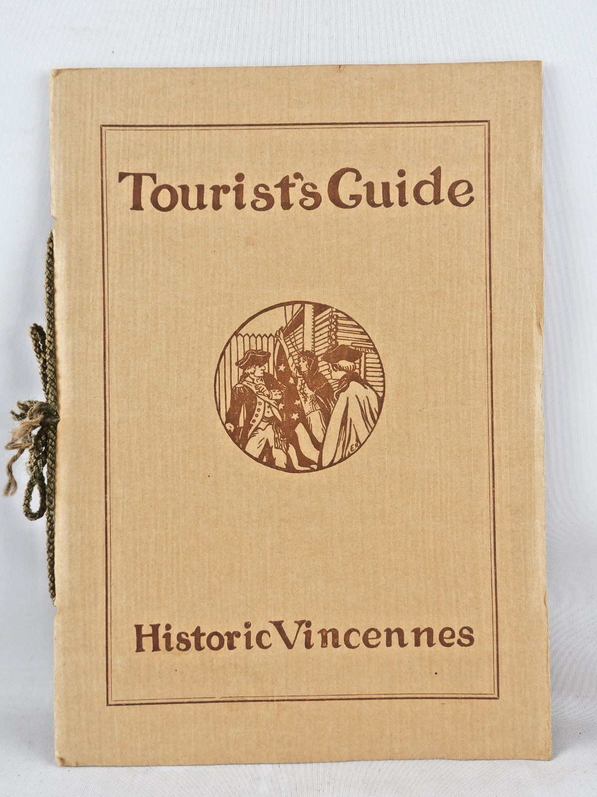 Vincennes Indiana 1927 Tourist\'s Guide Illustrated Booklet History Map Antique Vincennes Indiana 1927 Tourist\'s Guide Illustrated Booklet History Map Antique