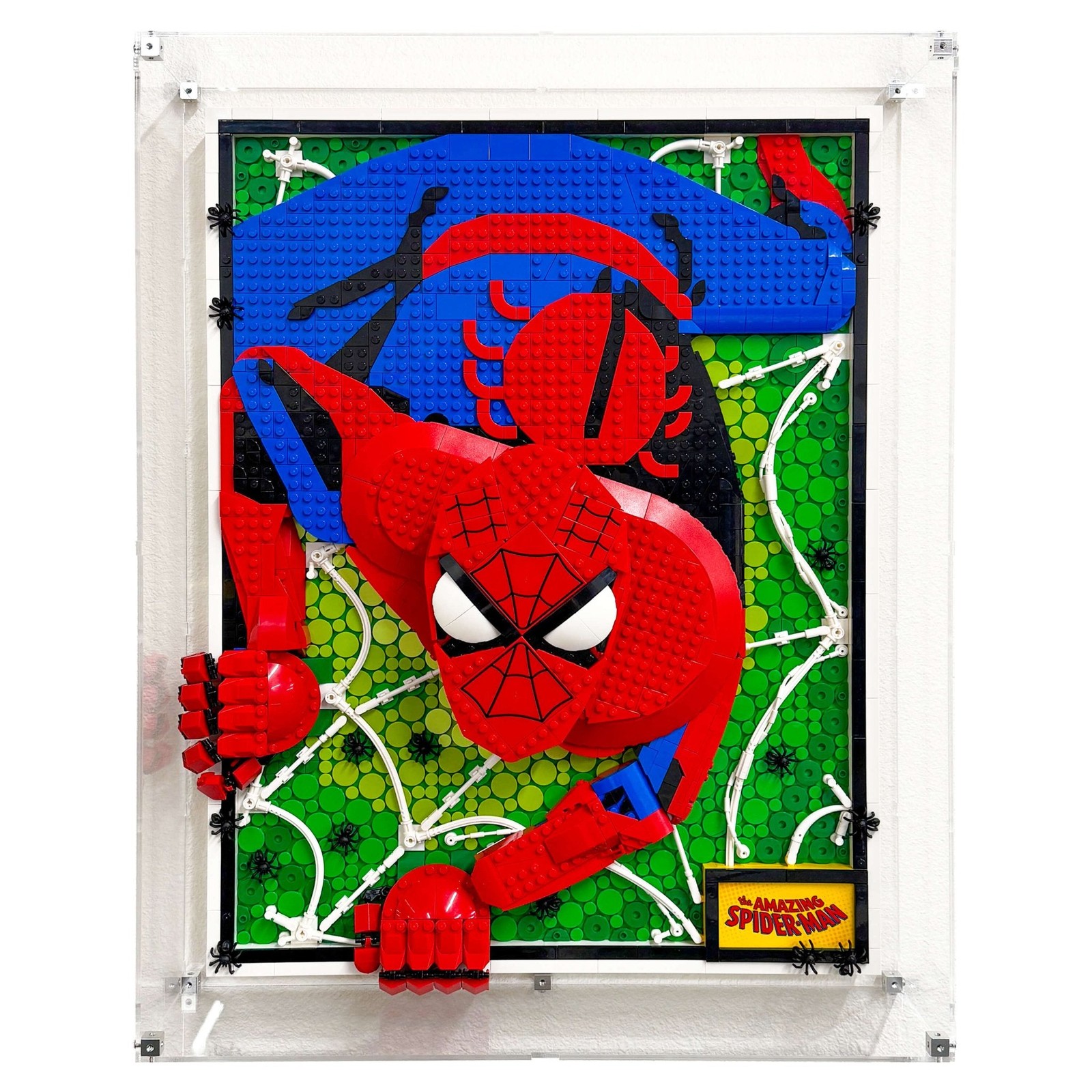 Wall Mounted Display Case for LEGO® 31209 Art The Amazing Spider-Man Wall Mounted Display Case for LEGO® 31209 Art The Amazing Spider-Man