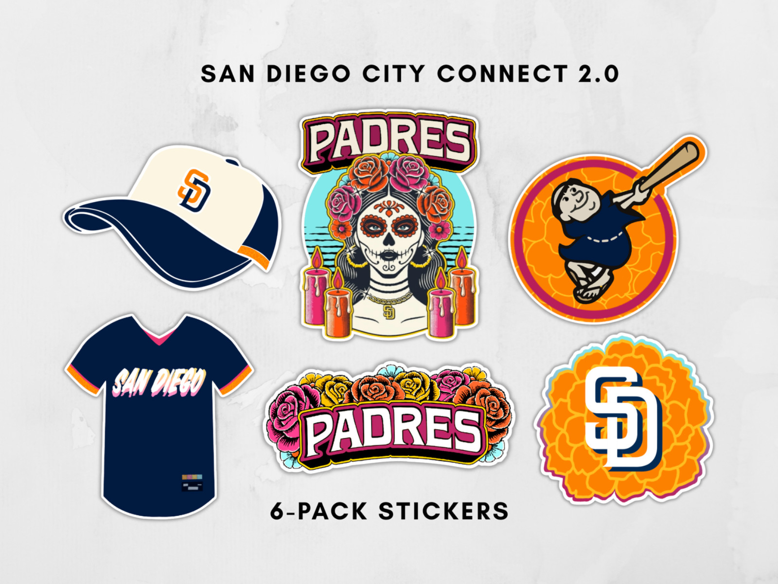 San Diego Padres City Connect Pack Catrina San Diego Padres City Connect Pack Catrina