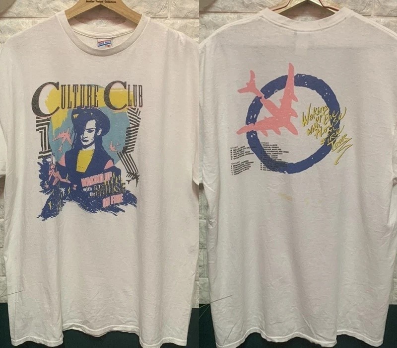 Rare 90s Culture Club War Is Stupid Tour T shirt White Unisex S-5XL CO224 Rare 90s Culture Club War Is Stupid Tour T shirt White Unisex S-5XL CO224