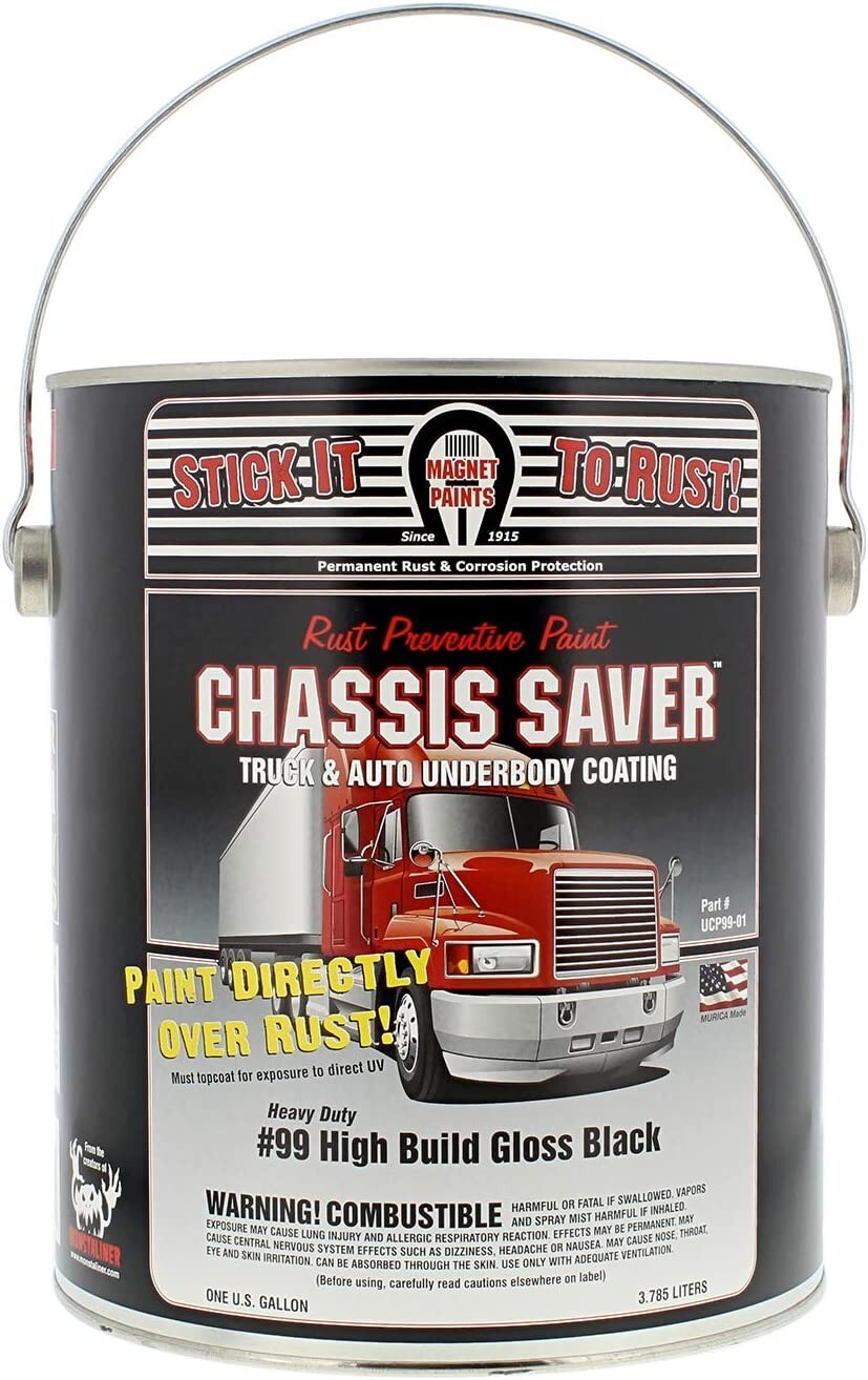 Magnet Paint UCP99-01 Chassis Saver Paint Gloss Black, 1 Gallon Can Magnet Paint UCP99-01 Chassis Saver Paint Gloss Black, 1 Gallon Can