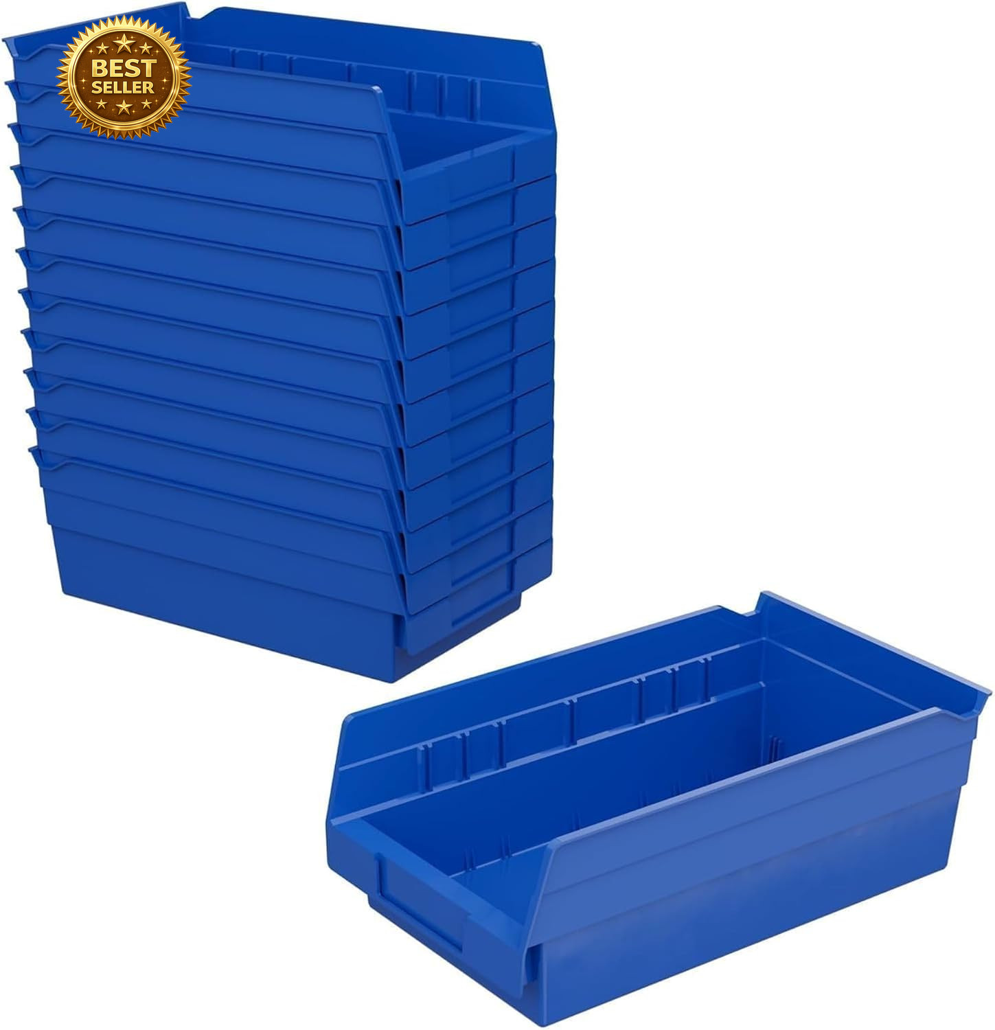 30130 Heavy Duty Plastic Shelf Bins, 12\ 30130 Heavy Duty Plastic Shelf Bins, 12\