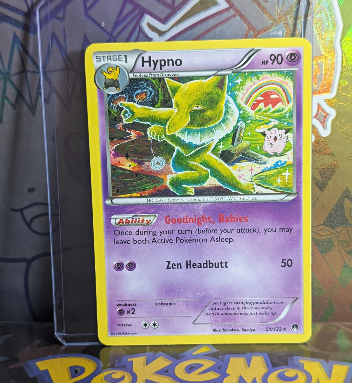 Pokémon TCG Hypno 51/122 Breakpoint Rare