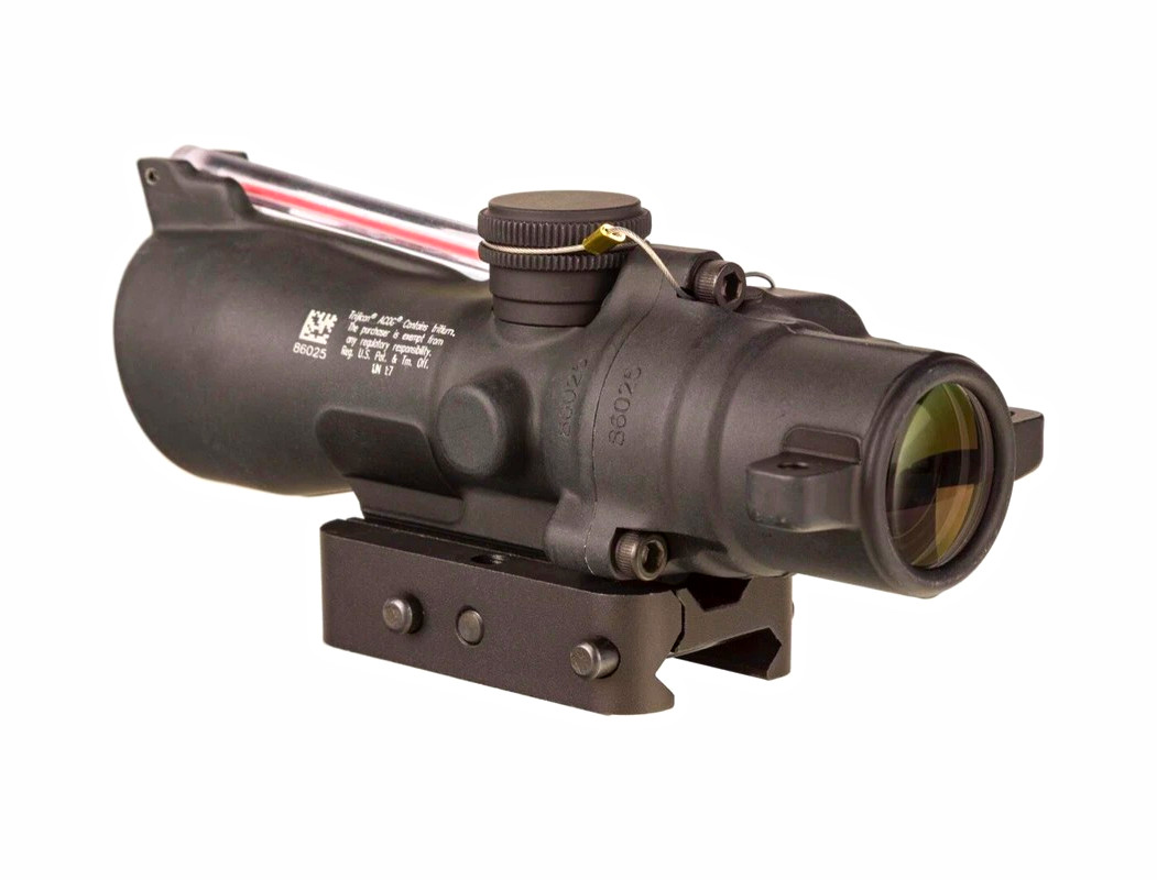 Trijicon ACOG 3x24 Illuminated Rifle Scope 3x 24mm Black w/ Rail Mount Trijicon ACOG 3x24 Illuminated Rifle Scope 3x 24mm Black w/ Rail Mount