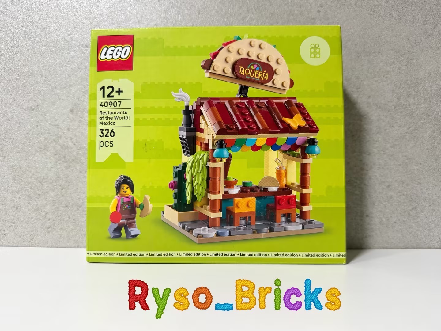 LEGO 40907 Restaurants of the World Mexico Taqueria GWP New Factory Sealed