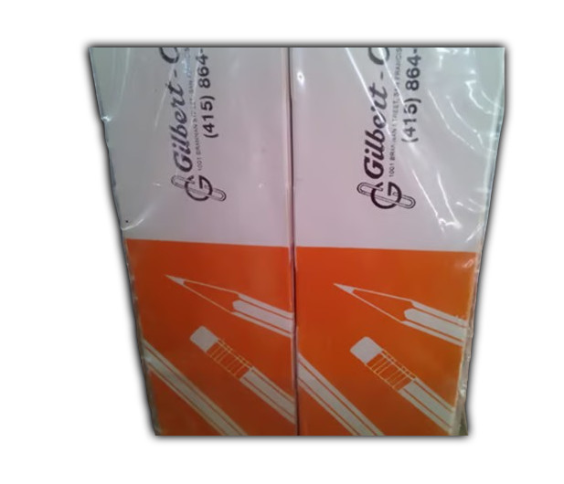 Vintage SF Gilbert-Clarke Stationers 6 Dozen Fine Point Graphite Pencils *NEW* Vintage SF Gilbert-Clarke Stationers 6 Dozen Fine Point Graphite Pencils *NEW*