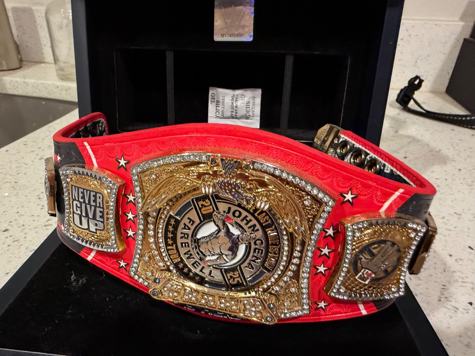 WWE REPLICA MINI BELT JOHN CENA FINAL DC WWE REPLICA MINI BELT JOHN CENA FINAL DC