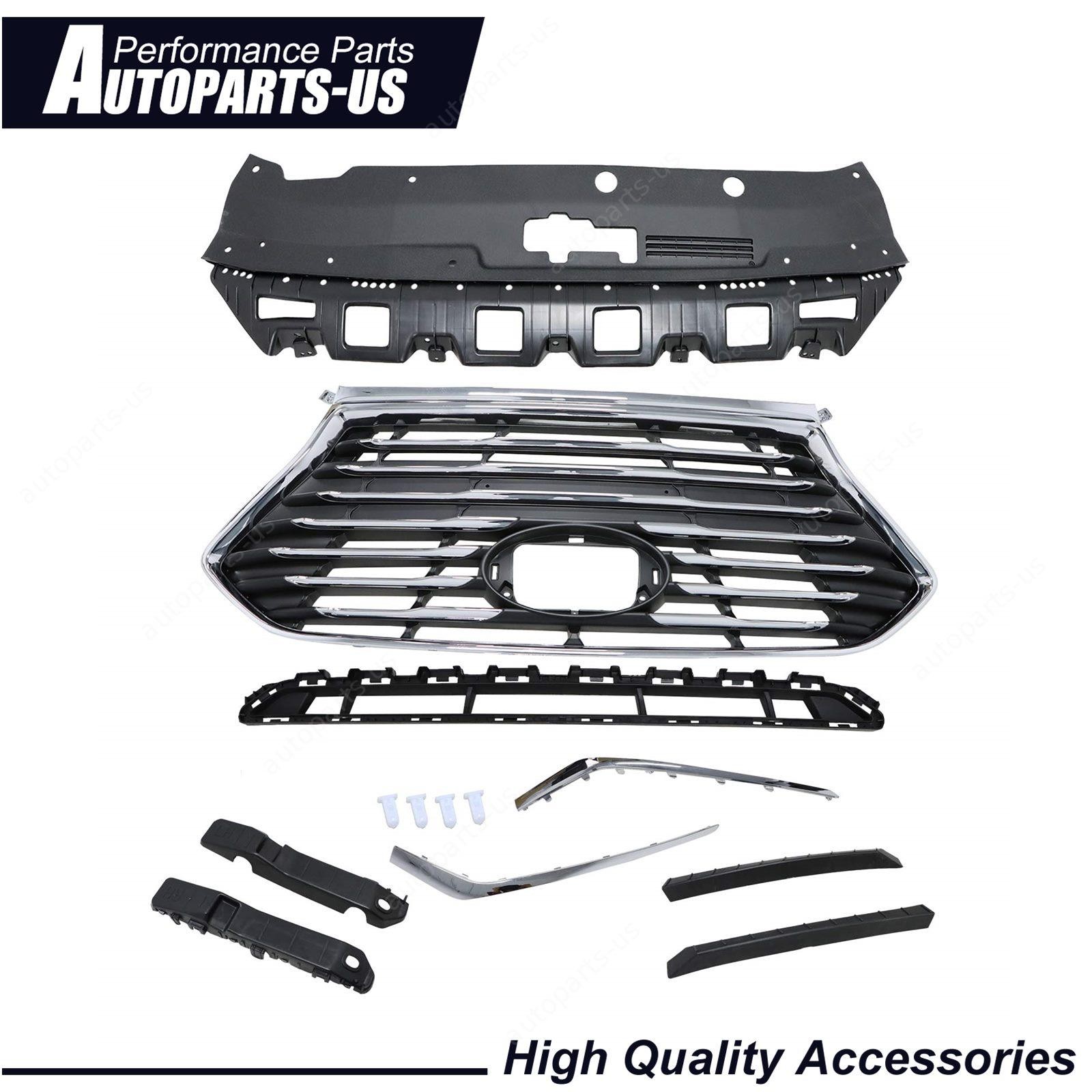 Fit Sonata 2018-19 Upper Grille/Lower Grill/Trims/Radiator Cover/Bumper Brackets